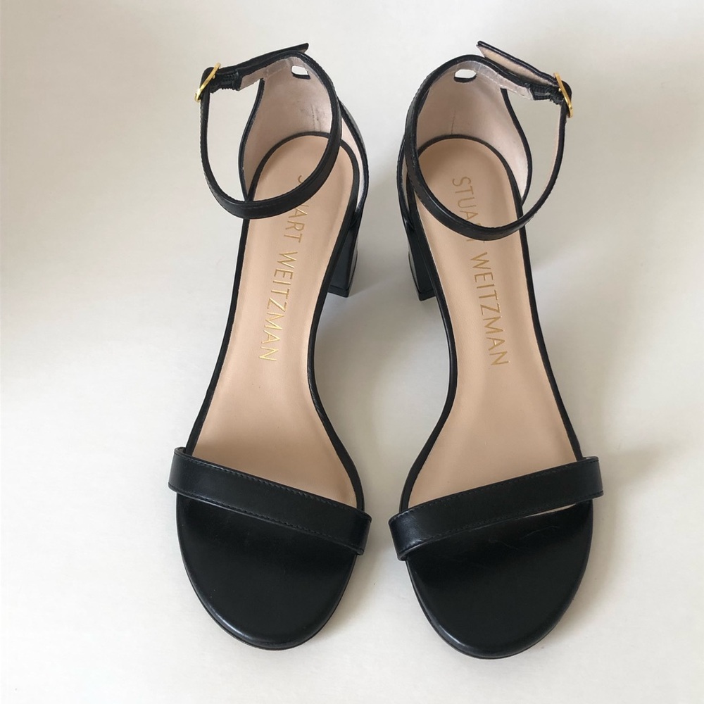 Stuart Weitzman Black Sandals - image 3